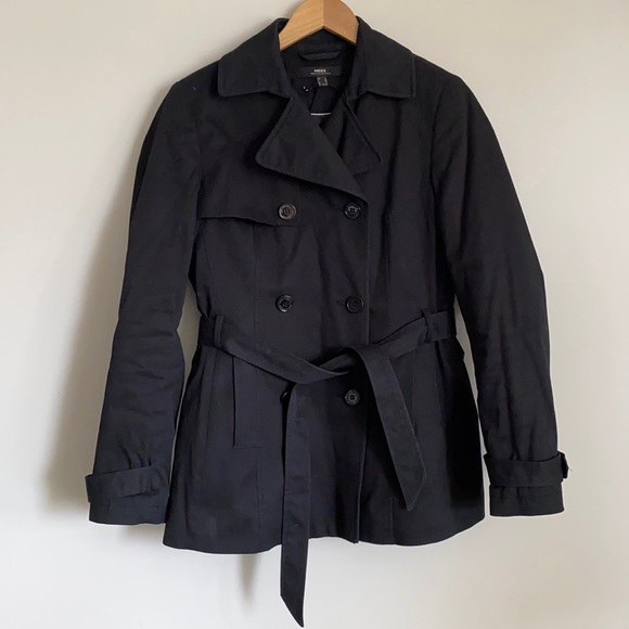 🌿 Mexx Black Short Peacoat - Picture 1 of 2
